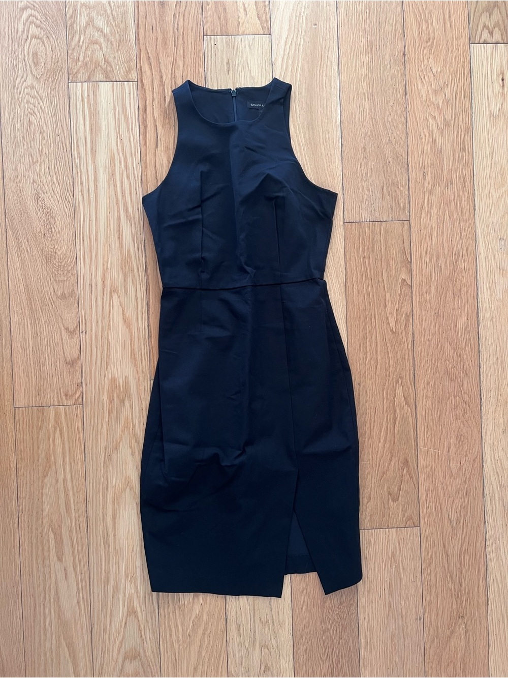 Banana Republic Sleeveless Black Sheath Dress